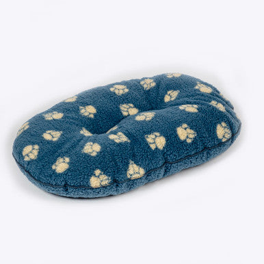 Danish Design Sherpa Fleece Harbour Paw Blue Adult Dog Blanket