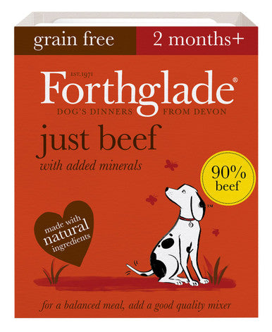 Forthglade Just Complementary 2 Months+ Grain-free Wet Dog Food - Beef