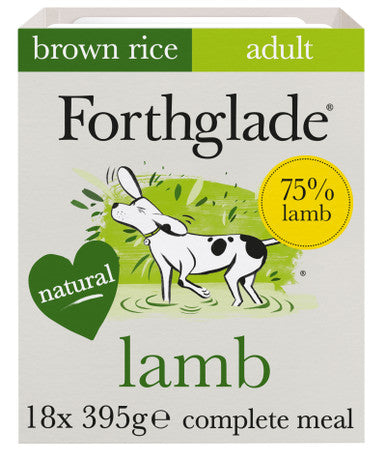 Forthglade Complete Meal Adult Wet Dog Food -  Lamb with Brown Rice & Veg