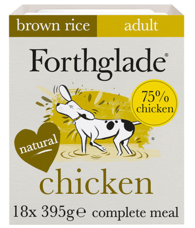 Forthglade Complete Meal Adult Wet Dog Food - Chicken with Brown Rice & Veg