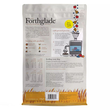 Forthglade Complete Natural Cold Pressed Dry Dog Food - Turkey with Sweet Potato 10kg