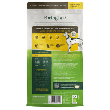 Forthglade Lightly Baked Natural Dry Dog Food - Chicken with Sweet Potato