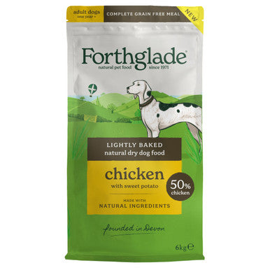 Forthglade Lightly Baked Natural Dry Dog Food - Chicken with Sweet Potato