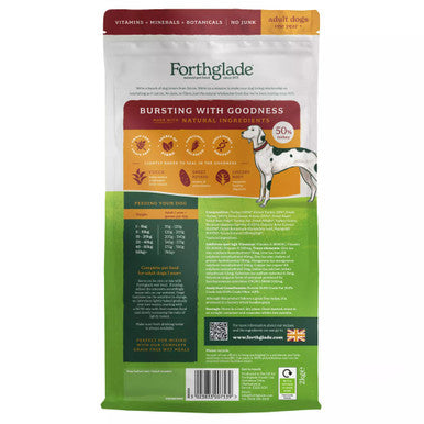 Forthglade Lightly Baked Natural Dry Dog Food - Turkey with Sweet Potato