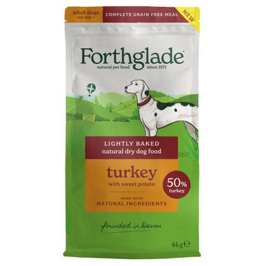 Forthglade Lightly Baked Natural Dry Dog Food - Turkey with Sweet Potato