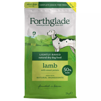 Forthglade Lightly Baked Natural Dry Dog Food - Lamb with Sweet Potato