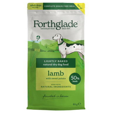 Forthglade Lightly Baked Natural Dry Dog Food - Lamb with Sweet Potato