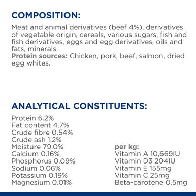 Hill's Prescription Diet k/d Kidney Care Wet Cat Food - Chicken, Beef, Salmon