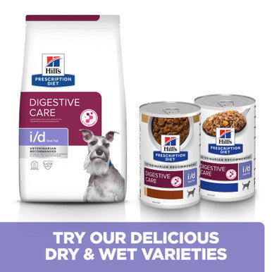 Hill's Prescription Diet i/d Low Fat Digestive Care Wet Dog Food - Chicken & Added Vegetables