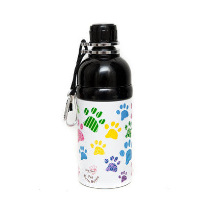 Long Paws Lick 'n Flow Stainless Steel Dog Water Bottle