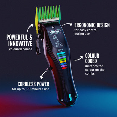 Wahl Colour Pro Rechargeable Dog Clipper Kit