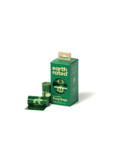 Earth Rated 120 Bags on 8 Refill Rolls Poop Bags