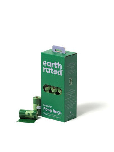 Earth Rated 315 Bags on 21 Refill Rolls Poop Bags - Scented