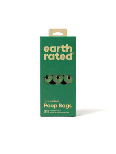 Earth Rated 315 Bags on 21 Refill Rolls Poop Bags