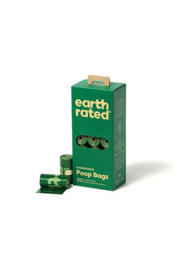 Earth Rated 315 Bags on 21 Refill Rolls Poop Bags