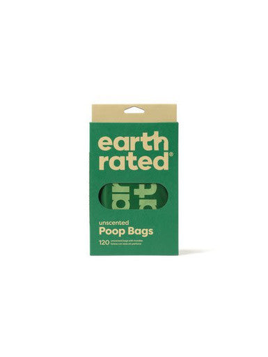 Earth Rated 120 Bags Easy-Tie Handle Poop Bags