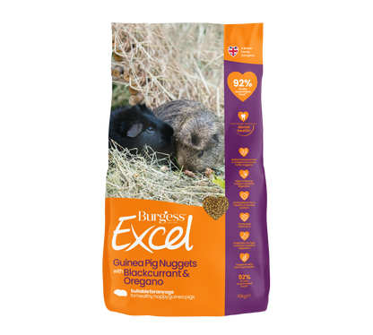 Burgess Excel Adult Guinea Pig Nuggets Blackcurrant & Oregano