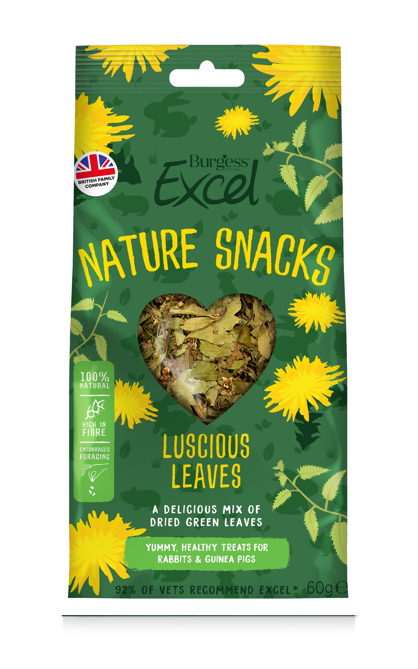 Burgess Excel Nature Snacks Luscious Leaves