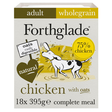 Forthglade Complete Meal Wholegrain Adult Wet Dog Food - Chicken with Oats & Vegetables