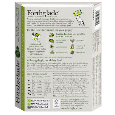 Forthglade Complete Meal Grain-free Puppy Wet Dog Food - Lamb with Liver, Sweet potato & Vegetables