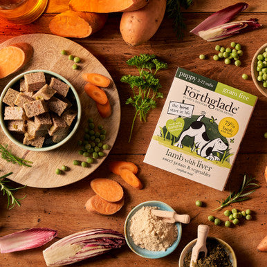 Forthglade Complete Meal Grain-free Puppy Wet Dog Food - Lamb with Liver, Sweet potato & Vegetables