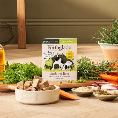 Forthglade Complete Meal Grain-free Puppy Wet Dog Food - Lamb with Liver, Sweet potato & Vegetables