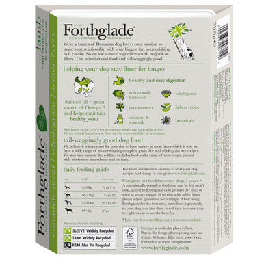 Forthglade Complete Meal Wholegrain Senior Wet Dog Food - Lamb with Brown rice & Vegetables