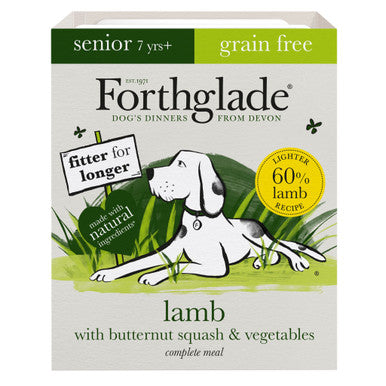 Forthglade Complete Meal Grain-free Senior Wet Dog Food - Lamb with Butternut squash & Vegetables