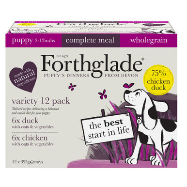 Forthglade Complete Meal Wholegrain Puppy Wet Dog Food - Variety Pack