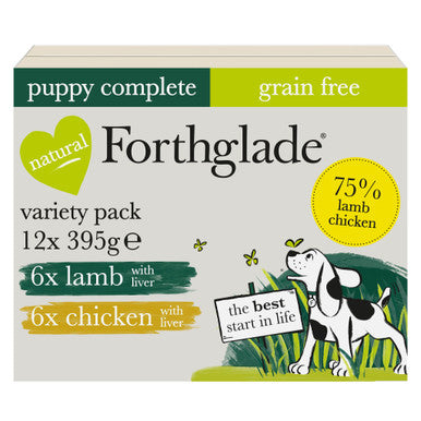 Forthglade Complete Meal Grain-free Puppy Wet Dog Food - Variety Pack