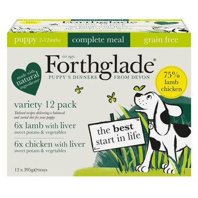 Forthglade Complete Meal Grain-free Puppy Wet Dog Food - Variety Pack