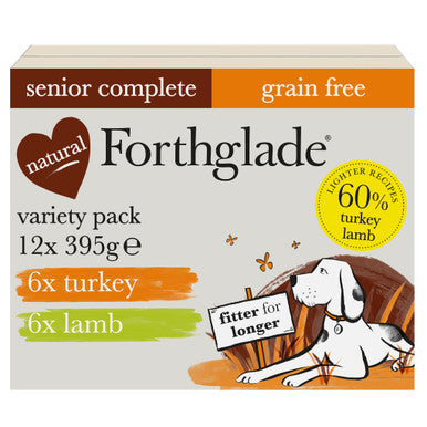 Forthglade Complete Meal Grain-free Senior Wet Dog Food - Variety Pack