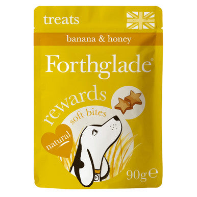 Forthglade Multi-functional Rewards Training Natural Soft Dog Bites - Honey & Banana