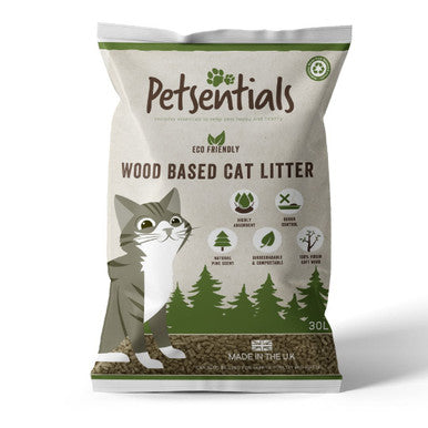 Petsentials Biodegradable Wood Based Pine Scent Cat Litter