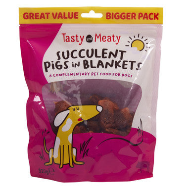 Tasty and Meaty Succulent Pigs In Blankets Adult Dog Treat