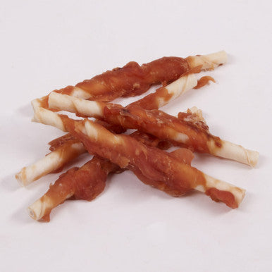 Tasty and Meaty Chewy Twists With Chicken Adult Dog Treat