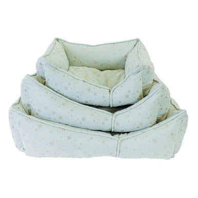 Starry Nights Star Sofa Dog Bed - Mint