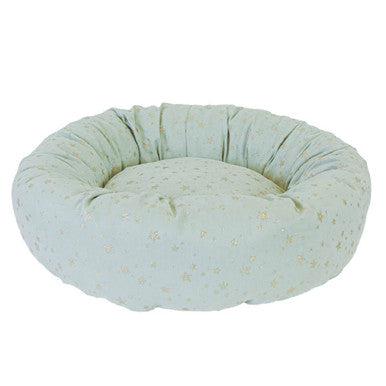 Starry Nights Star Mint Donut Dog Bed