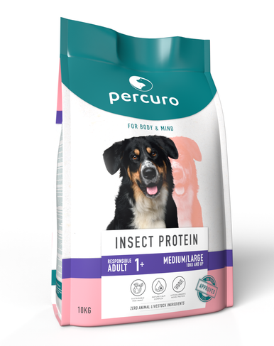 Percuro Insect Protein Hypoallergenic Medium/Large Breed Adult Dry Dog Food