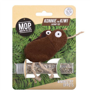 Ministry of Pets Konnie the Kiwi Catnip Tube Cat Toy