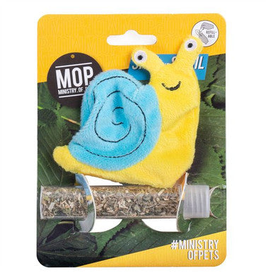 Ministry of Pets Sam the Snail Catnip Tube Cat Toy