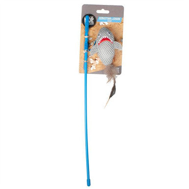 Ministry of Pets Sebastian the Shark Cat Teaser Toy