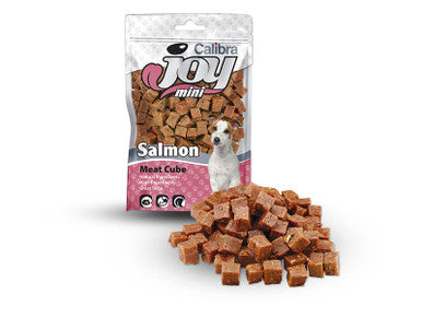 Calibra Joy Mini Small Adult Dog Treats - Salmon Meat Cube