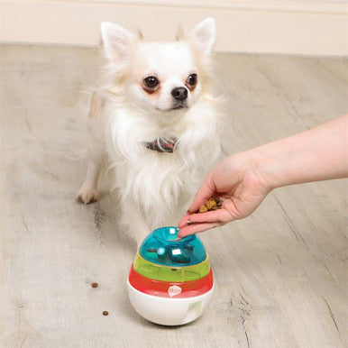 iQuties Wobbler Interactive Treat Dispenser Cat & Dog IQ Toy