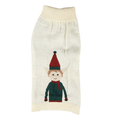 Festive Collection Multicolour Knitted Elf Dog Jumper