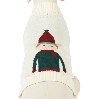 Festive Collection Multicolour Knitted Elf Dog Jumper