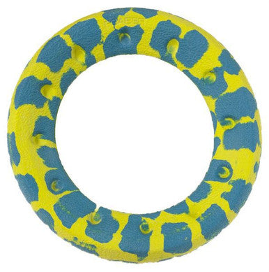 Foaber Roll Foam Rubber Dog Toy Blue & Green