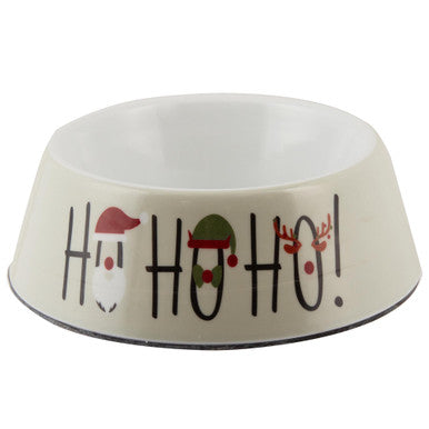 Pet Brands Ho-Ho-Ho Large Dog Bowl