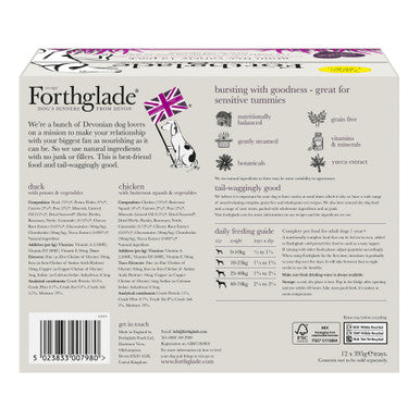 Forthglade Complete Adult Grain-free Duo Duck & Chicken