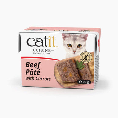 Catit Cuisine Beef Pate with Carrot Complete Wet Cat Food